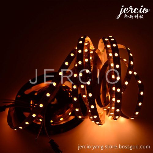 5050RGBWWA warm white light bead, SK6812 built-in IC, 60l-60led casing waterproof